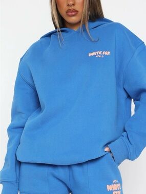 WHITE FOX Offstage Hoodie color: Azure